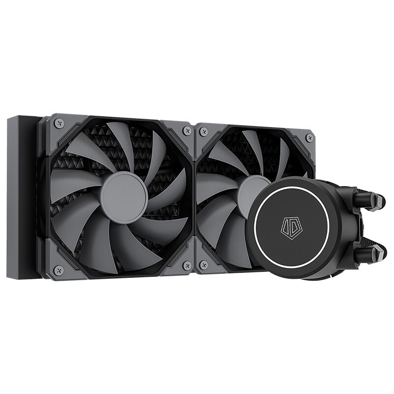 ID-COOLING FROSTFLOW X 240 高效能反光污染一體式水冷散熱器 240冷排多平臺扣具