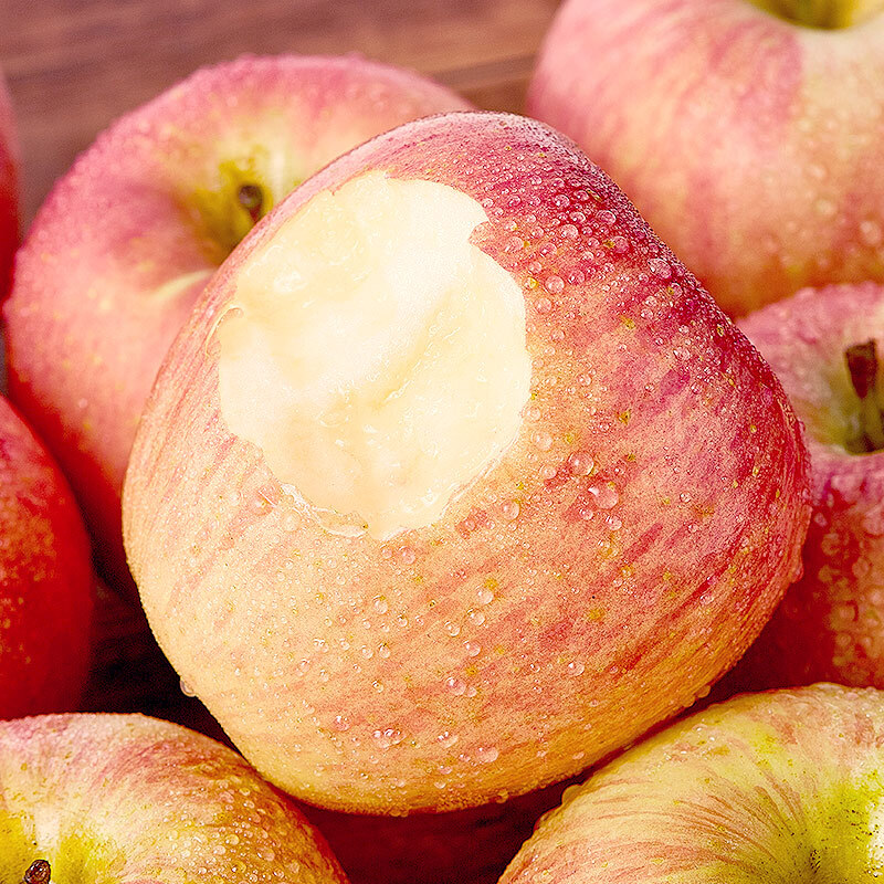 陕西 红富士苹果 3斤装 果径70-80mm 新鲜水果 产地直发 包邮
