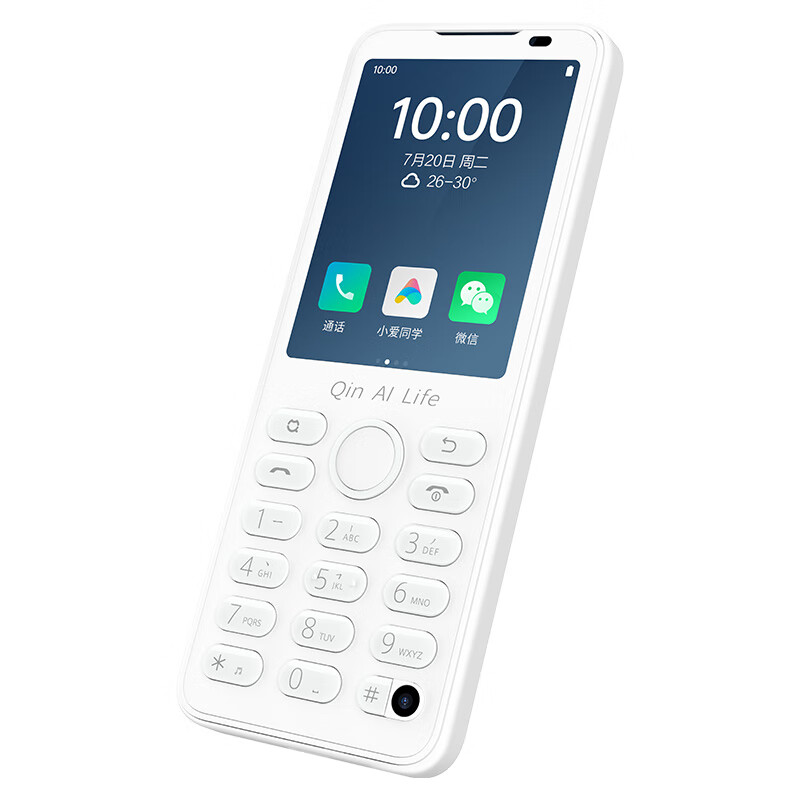 多亲（QIN）F21Pro 防沉迷学生手机 小爱同学 4G全网通戒网瘾电话 智能触屏按键机 瓷白色 3+32g