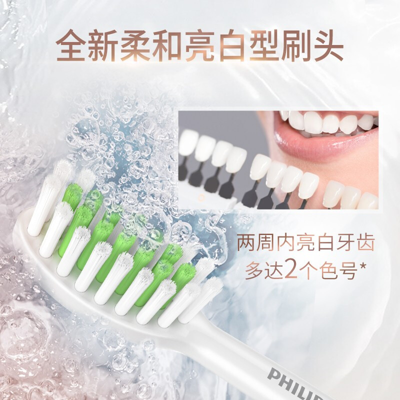 飞利浦（PHILIPS）电动牙刷 成人声波震动牙刷 配杀菌旅行盒 3种模式HX6730升级版 蔷薇粉HX2461/04