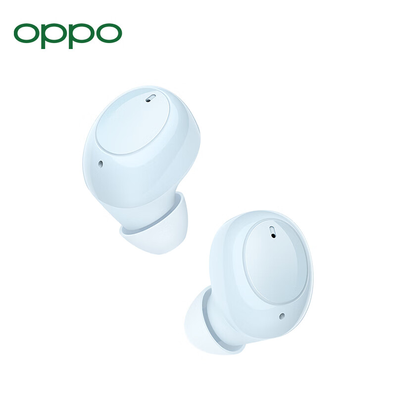 OPPO Enco Air 真无线蓝牙耳机 灵动版 AI通话降噪耳机 蓝牙低延时双传 通用小米苹果华为手机 淡蓝