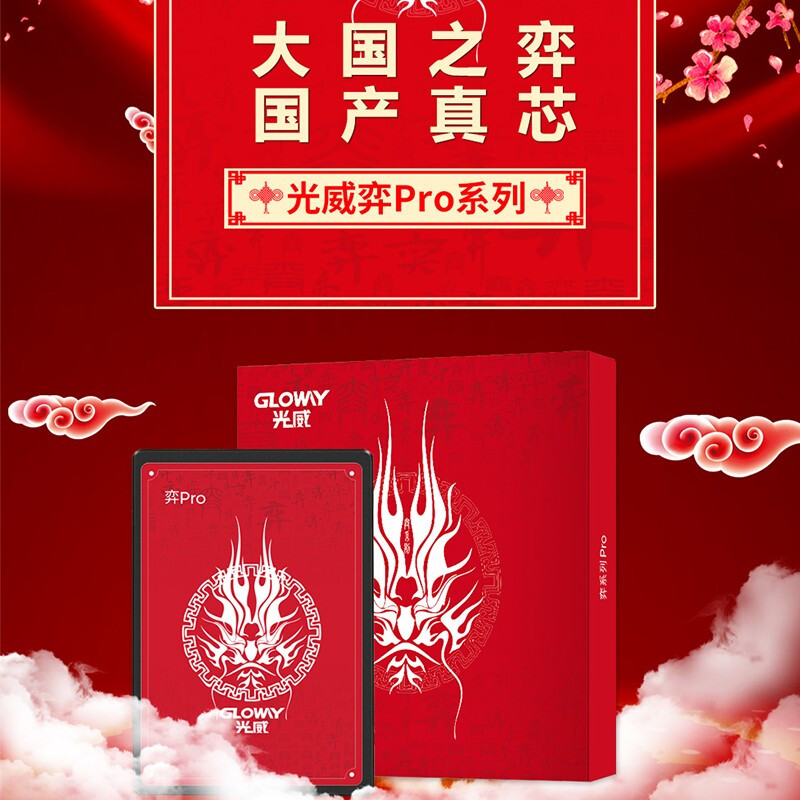 光威（Gloway）256GB SSD固態(tài)硬盤 SATA3.0接口 弈Pro系列-國產(chǎn)顆粒/國產(chǎn)崛起