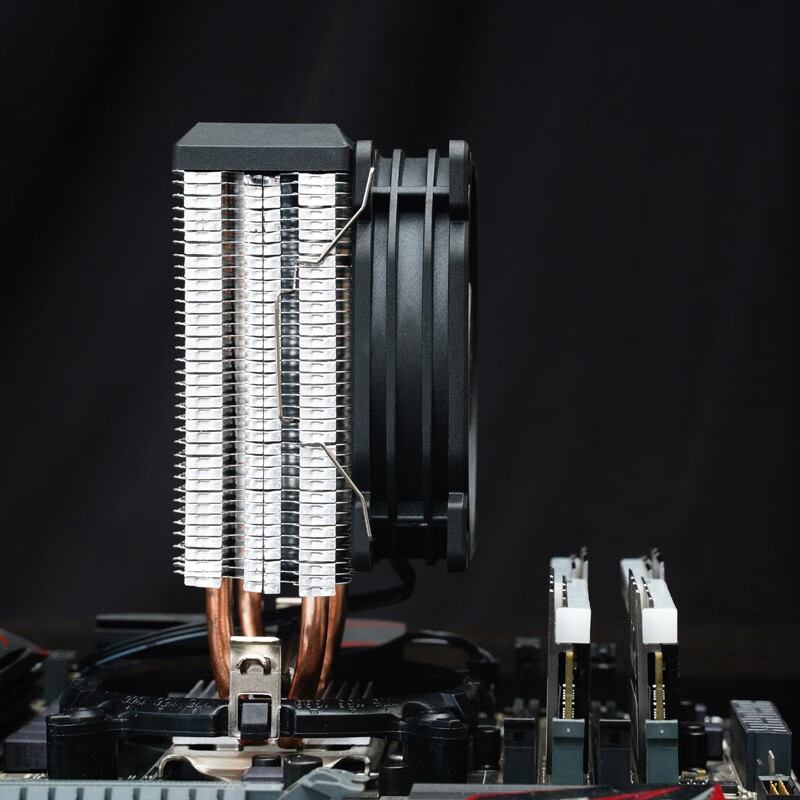 乔思伯（JONSBO）CR-1200E 塔式CPU散热器（七彩流光光效/2热管/9CM风扇/支持多平台/附硅脂）