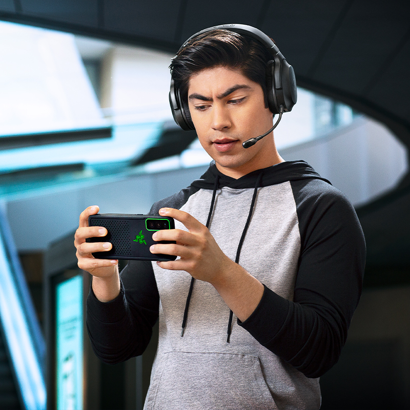 雷蛇 Razer 梭鱼X  多平台兼容 游戏耳麦 降噪麦克风  人体工学设计 电竞游戏耳机