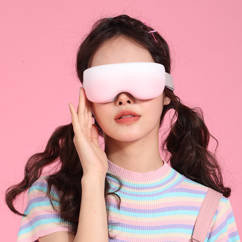 HiPee智能蒸汽眼罩 眼部学生热敷眼保仪充电眼睛护理器蒸汽加热眼罩樱花粉
