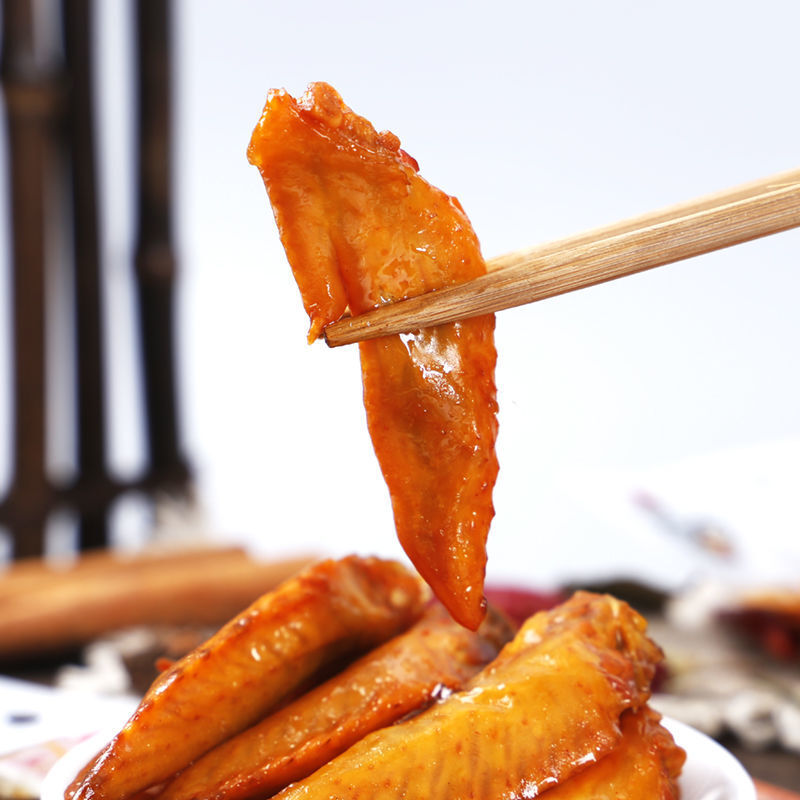 【618抢先购】上海可发 乡下香多味翅尖鸡尖五香微辣香辣卤味即食熟食