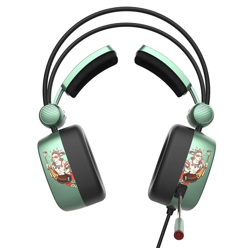 西伯利亚(XIBERIA)S21敦煌版飞天神女联名定制款游戏耳机头戴式手游吃鸡耳机3.5mm电竞手机电脑通用国潮耳麦