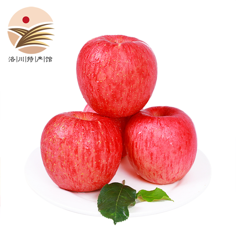 【洛川馆】洛川苹果 净五斤80mm+中大果 现摘现发 红富士 产地直发 生鲜水果 健康轻食 