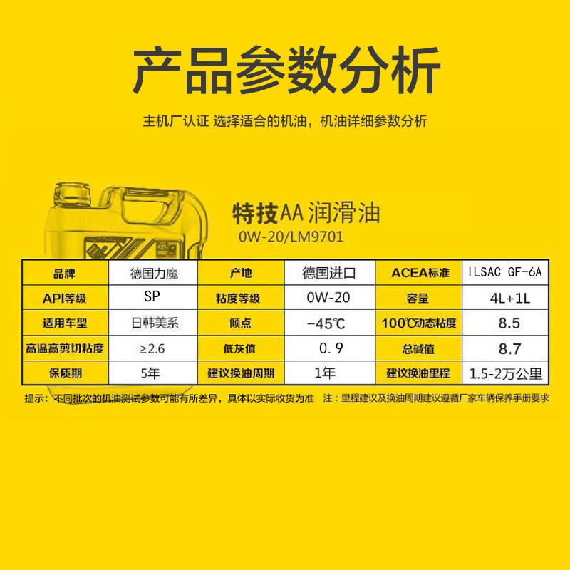 力魔特技AA 0W20 5L套装怎么样？有谁用过？