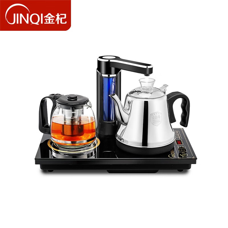 金杞（JINQI） 茶具全自动上水电热水壶套装 加水电茶壶抽水器烧水壶泡茶炉煮茶器三合一 B18