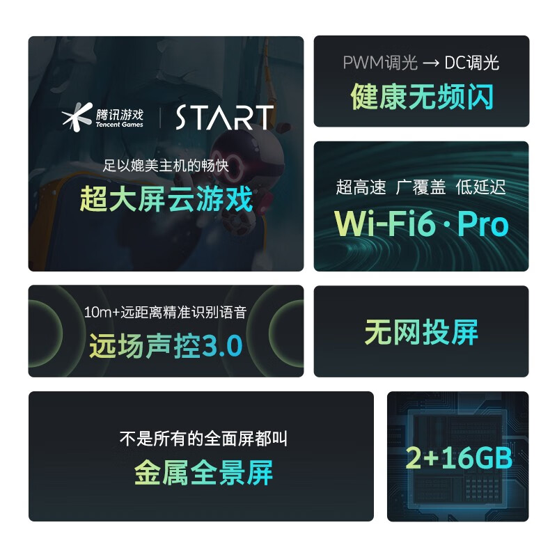 创维（SKYWORTH）43A5 Pro 43英寸 4K超高清 WiFi6 超薄智慧屏 5G双频 远场语音 护眼全面屏 2+16G 游戏电视