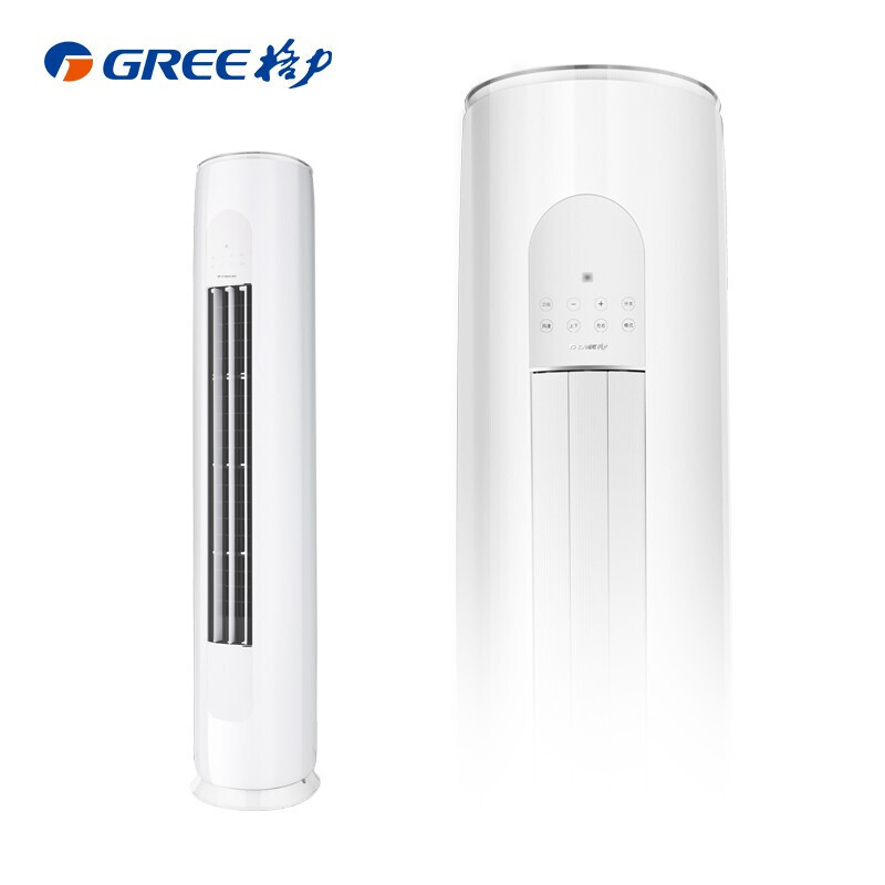 格力（GREE）3匹 天丽 新一级能效 变频冷暖 自清洁  制热取暖  圆柱空调立式柜机KFR-72LW/(72530)FNhAk-B1