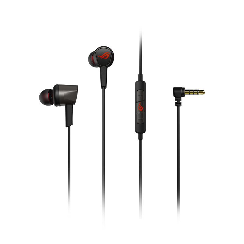 ROG降临2标准版 入耳式游戏耳机3.5mm 游戏手机配件 环绕7.1音效 内置麦克风 有线耳机 3.5mm