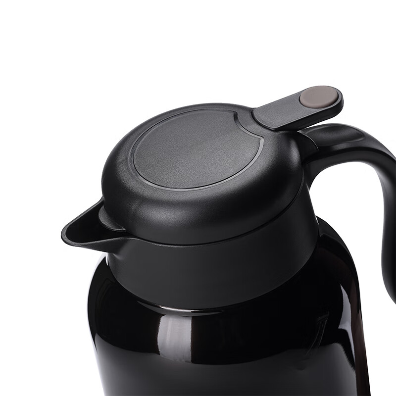 京造  保温壶1.5L  304不锈钢真空保温瓶便携家用热水壶暖瓶  咖啡色