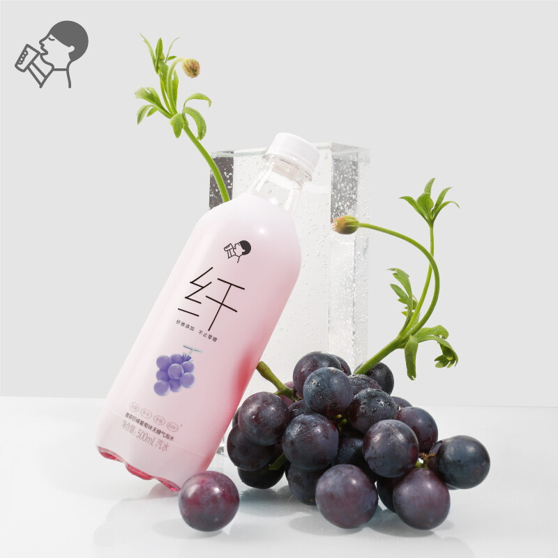 喜茶 無(wú)糖氣泡水(汽水) 0脂0卡0熱量蘇打氣泡水飲料500ml*6瓶組合口味體驗(yàn)裝