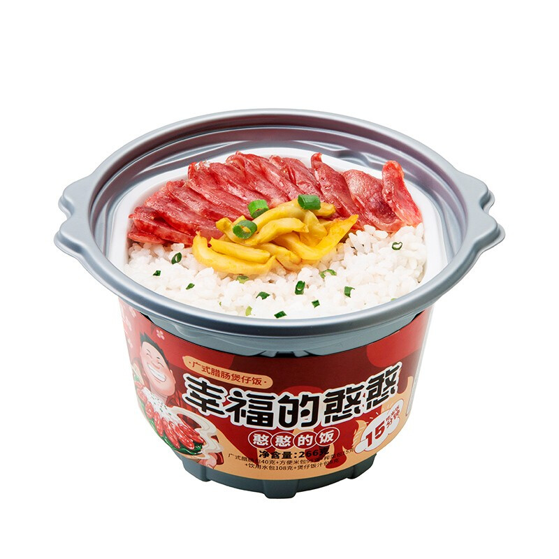 锅圈食汇 方便速食 懒人自热小火锅 早餐方便食品 煲仔饭 广式香肠266g 加量装（岳云鹏推荐）