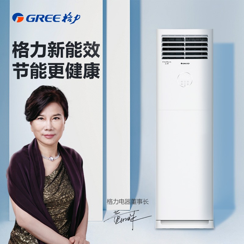 格力（GREE）2匹 云佳 新能效 变频 快速冷暖 自清洁 客厅空调立式方形柜机KFR-50LW/NhGh3B