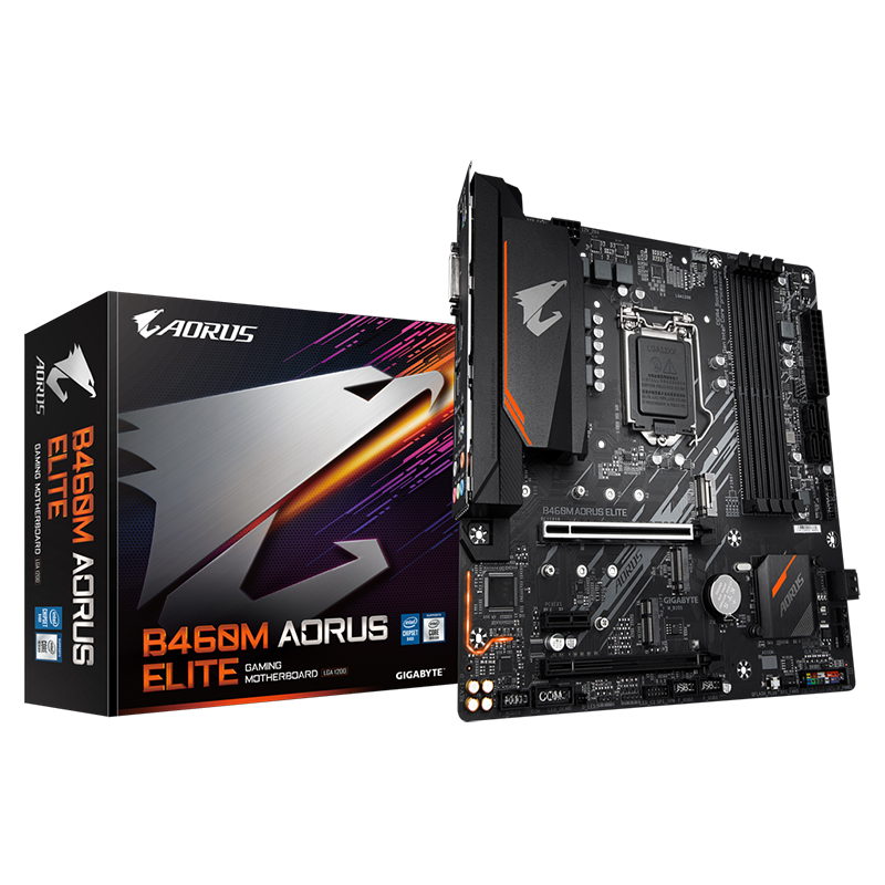 I5 10400F/10600kf/11600KF搭技嘉B460M小雕pro 11代CPU主板套装 10600KF+B460M AORUS ELITE