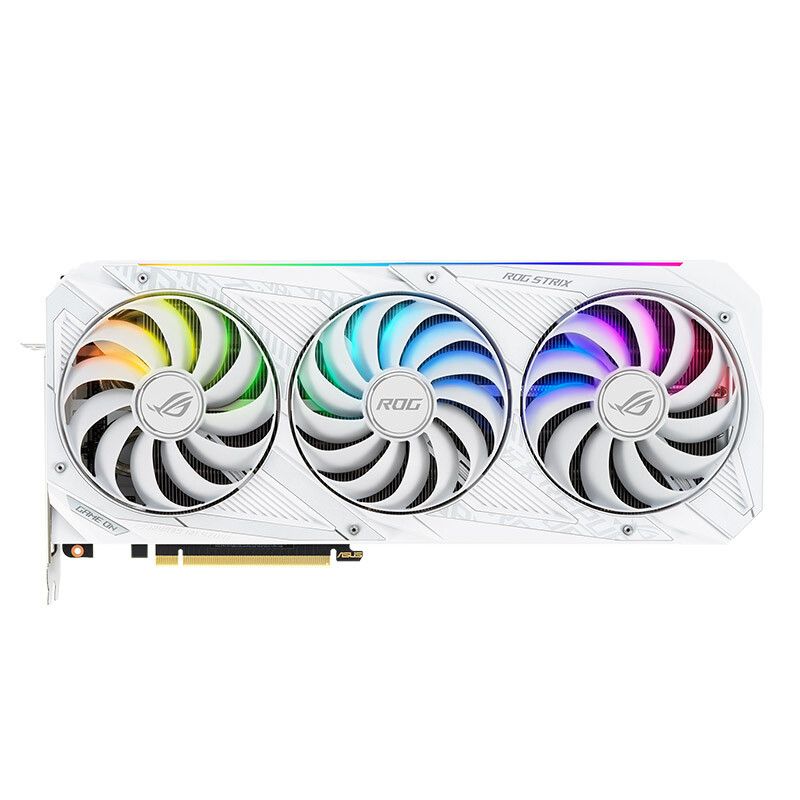 华硕 ASUS ROG-STRIX-GeForce RTX3070-O8G-WHITE-V2 LHR版 电竞游戏专业独立显卡 白色限量