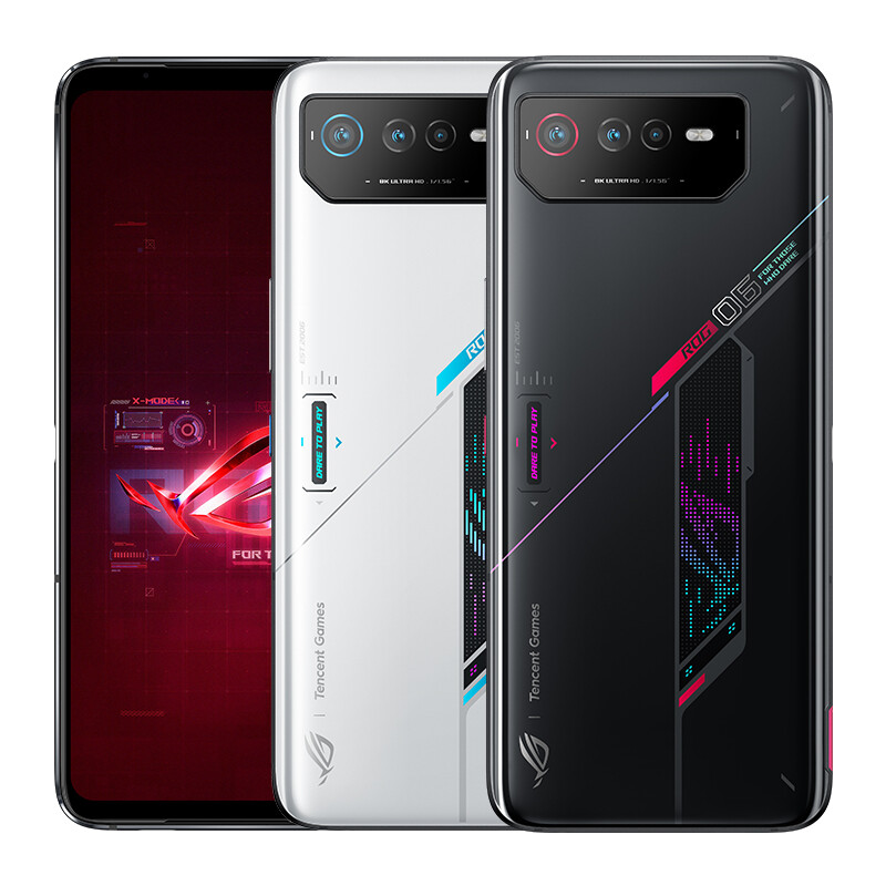 ROG游戏手机6 16GB+512GB 暗影黑 骁龙8+Gen1 矩阵式液冷散热6.0 165Hz三星电竞屏 2x3Plus肩键 5G ROG6