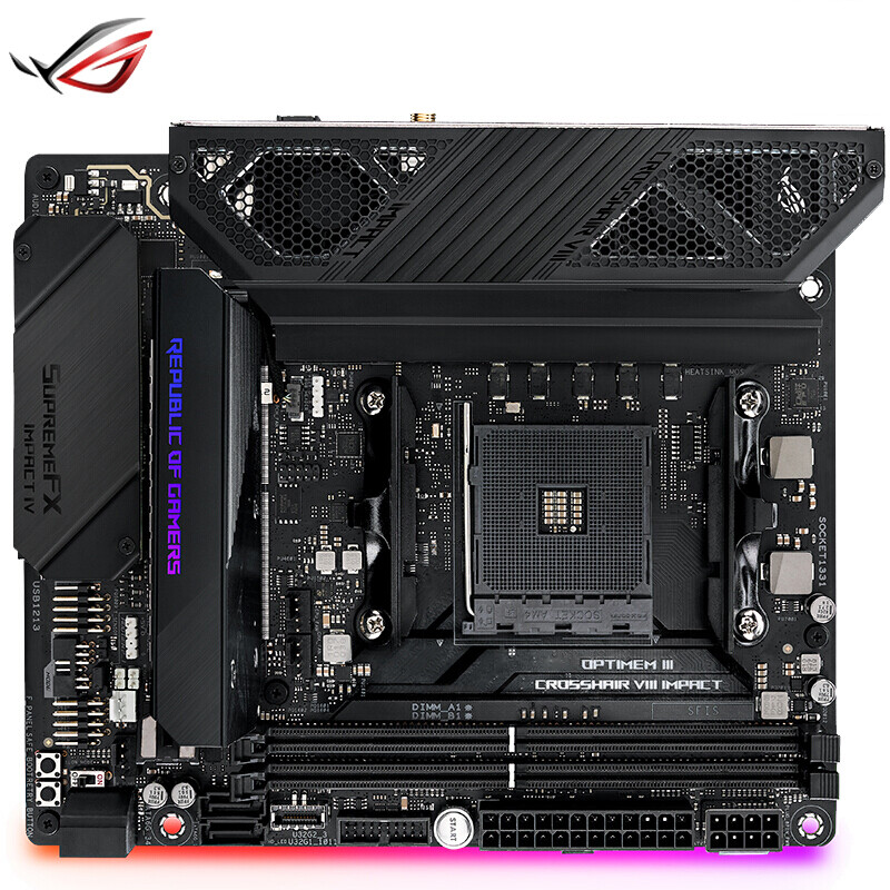 玩家国度（ROG）CROSSHAIR VIII IMPACT主板 C8I 电竞主板 支持 CPU 5950X/5800X (AMD X570/socket AM4)