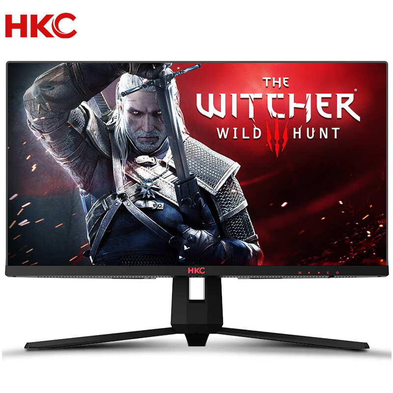 HKC 27英寸 IPS高清2k 144HZ游戏显示屏幕 1ms窄边框直面屏 网吧家用 小金刚液晶电竞 电脑显示器 IG27Q