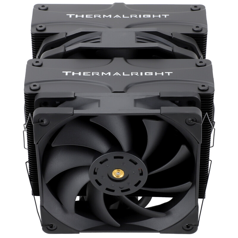 利民（Thermalright）FC140 BLACK 冰封統(tǒng)領(lǐng) 5X8mmAGHP熱管 黑色涂層回流焊散熱器 2次動平衡風(fēng)扇S-FDB軸承