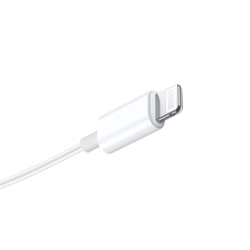 纽曼（Newmine ）XLP18 Lightning手机有线耳机闪电接头扁头半入耳式适用于苹果iPhone6s/7/8plus/XS/11/12等
