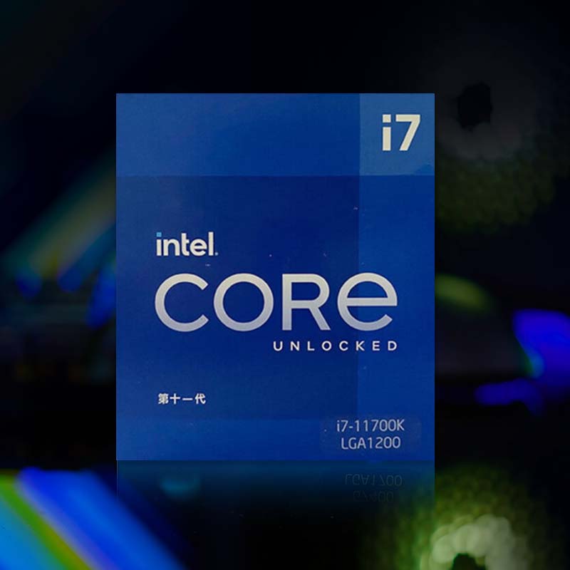 英特尔（Intel）11代 酷睿? i7-11700K 处理器 8核16线程 单核睿频至高可达5.0Ghz 增强核显 盒装CPU