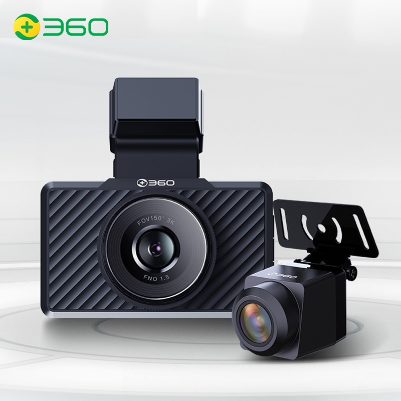 360行车记录仪 G580pro 3K高清拍摄 前后双录 前1620p后720p 微光夜视 电子狗 高清记录仪