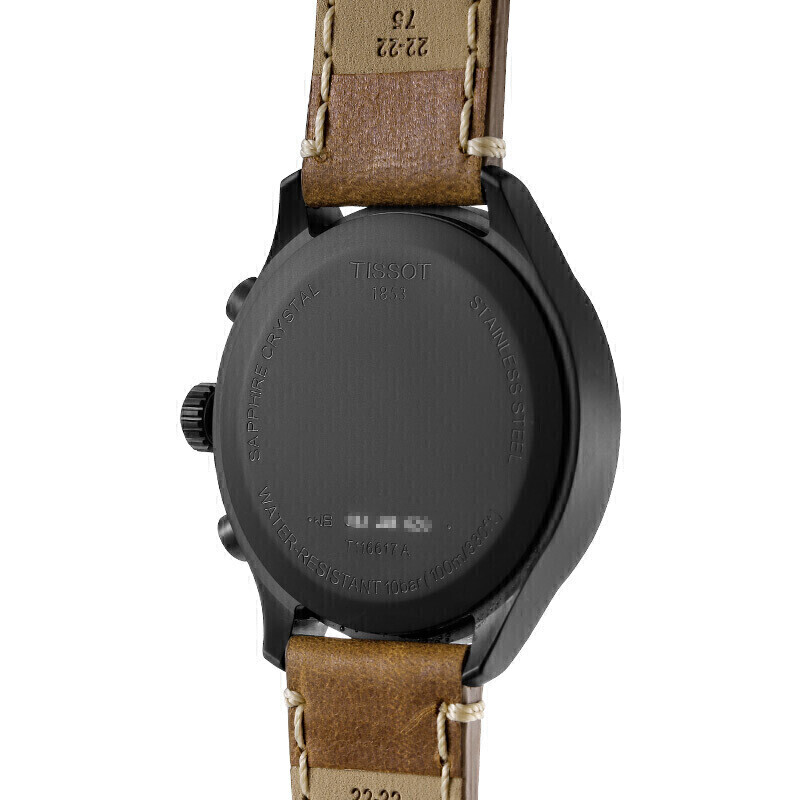 天梭(TISSOT)瑞士手表 速驰系列皮带石英男士腕表时尚运动表送男友T116.617.36.057.00
