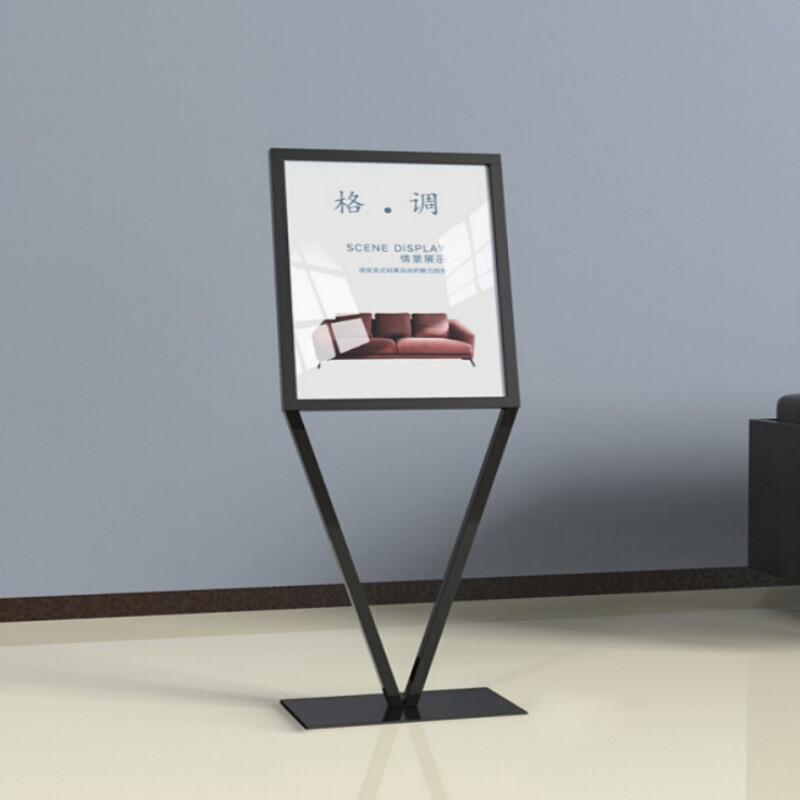 迎宾牌欢迎牌展示牌立式指示牌kt板展架落地pop水牌海报架立牌展架