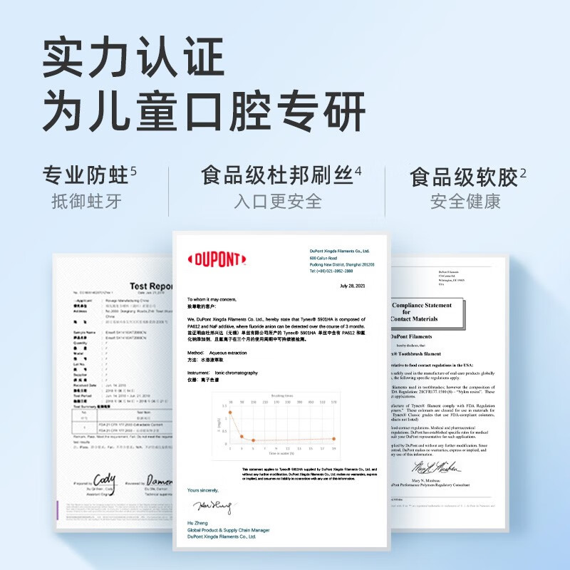 usmile电动牙刷 儿童牙刷头 软毛洁齿款2支装 适配usmile儿童牙刷