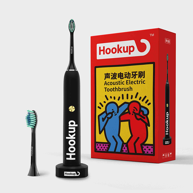 Hookup成人充电式智能防水震动 声波电动牙刷长续航男士礼物情人节礼物