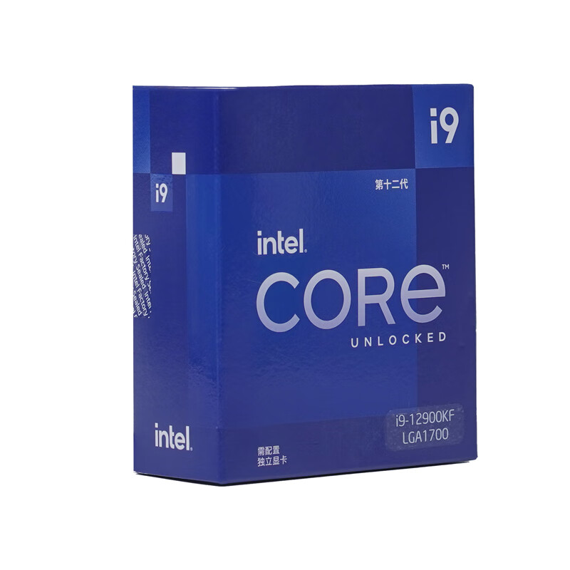 12代英特尔酷睿 Intel  i9-12900KF 台式机CPU处理器 16核24线程 单核睿频至高可达5.2Ghz  30M三级缓存