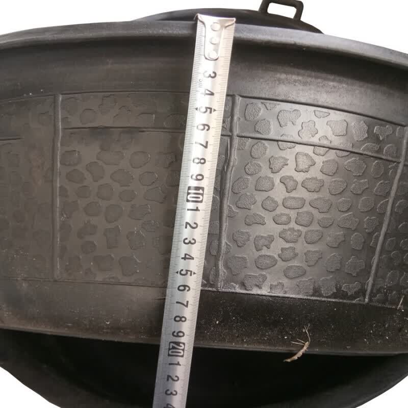建筑灰盆工地瓦工用水泥盆砂灰盆砂浆盆大号加厚塑料橡胶牛筋盆