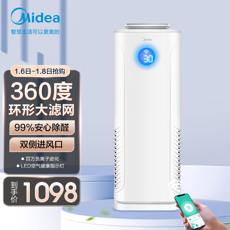 解疑剖析美的空气净化器KJ400G-E33到底如何？体验揭秘分析-盒子日记