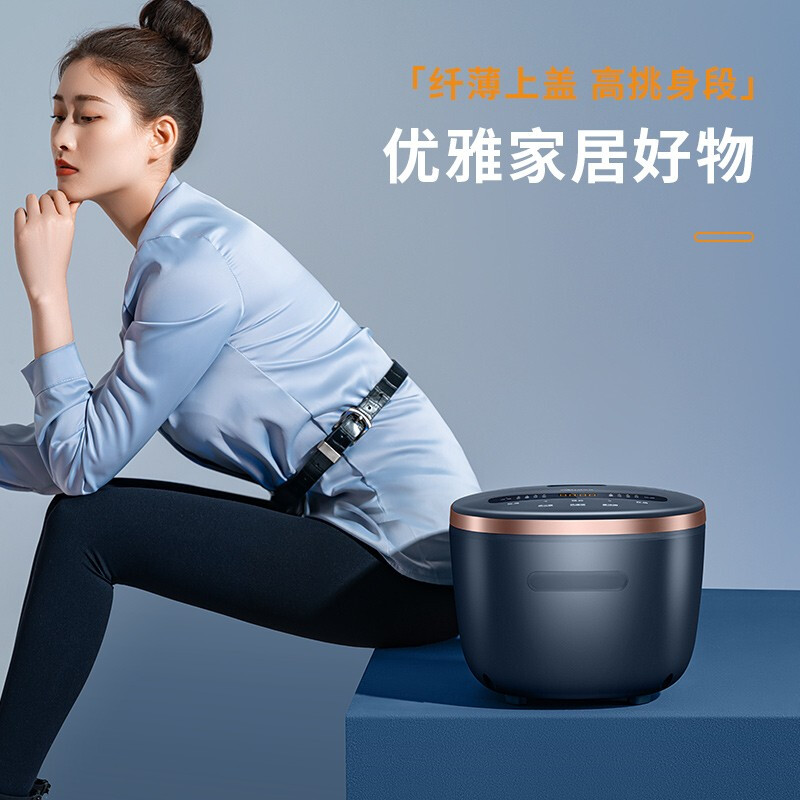 美的（Midea）電飯煲智能電飯鍋IH加熱家用4升多功能微壓蒸汽閥IOT云食譜蒸米飯不粘鍋（3-8人）