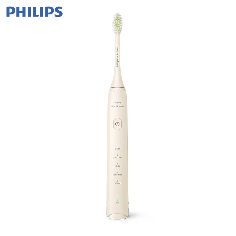 飞利浦（PHILIPS）电动牙刷 成人声波震动牙刷 5种模式 5效宝藏刷 瑞斯白 HX2471/03