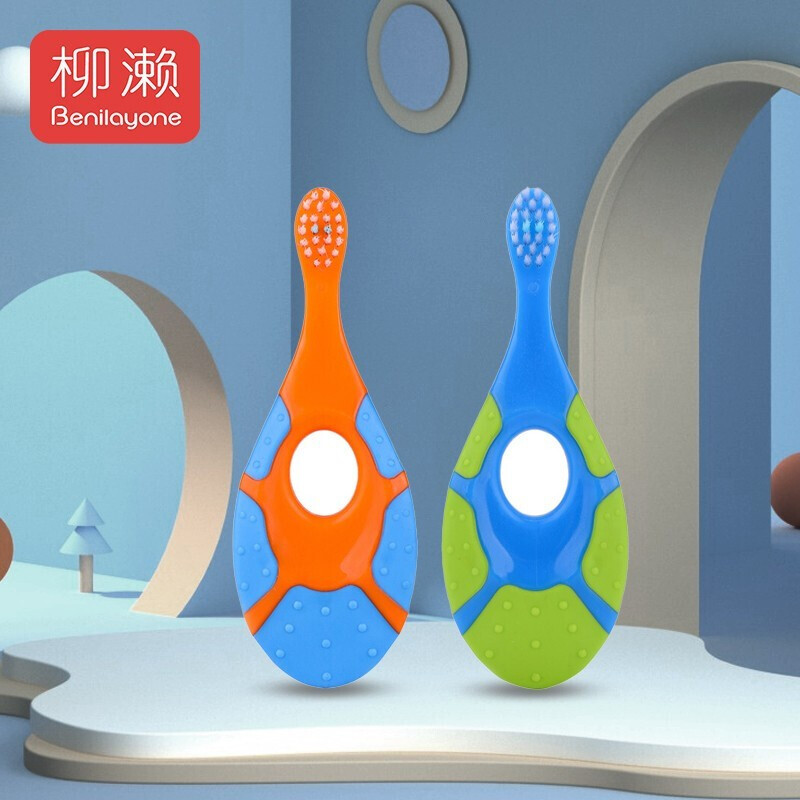 柳濑牙刷 婴幼儿童宝宝细软毛牙刷 0-1-2-6岁（2支装）口腔清洁 小刷头 护龈乳牙牙刷