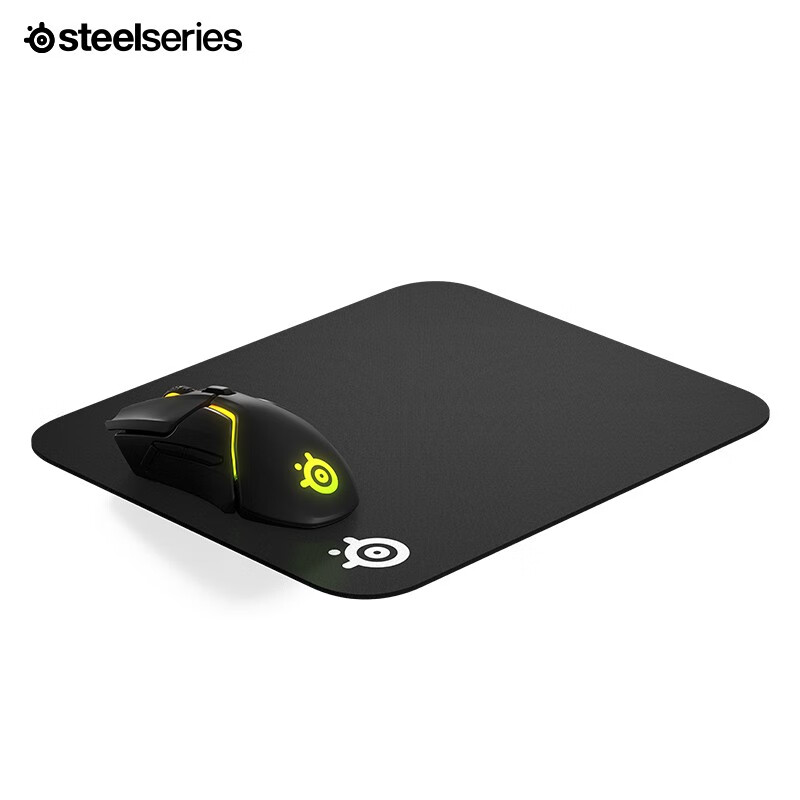 赛睿(SteelSeries)常规版鼠标垫 QcK Small 游戏电竞鼠标垫 防滑橡胶 精准跟踪 小巧便携版S(250*210*2)mm