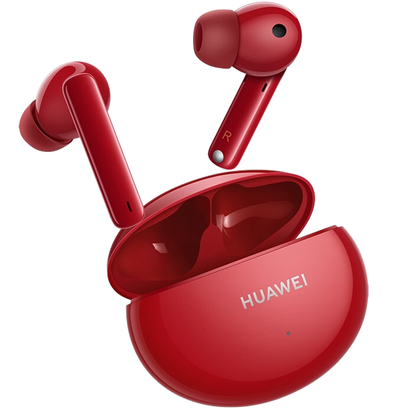 华为（HUAWEI） FreeBuds 4i 入耳式真无线蓝牙耳机/通话降噪/长续航/小巧舒适耳机 主动降噪-蜜语红