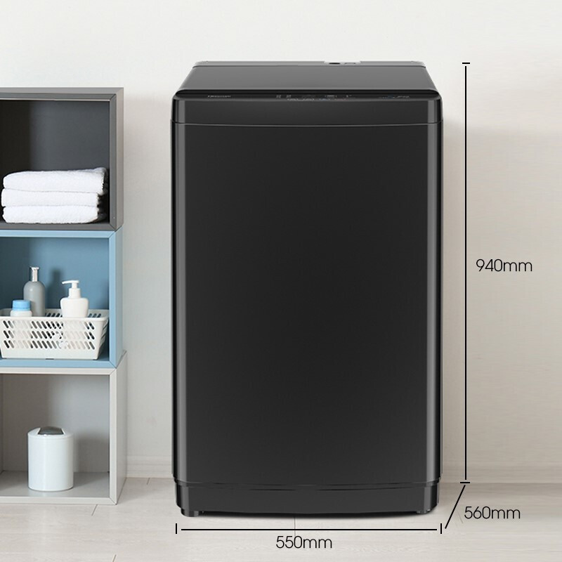 海信(Hisense)波轮洗衣机全自动 10公斤升级钛晶灰大容量家用租房宿舍桶自洁HB100DF56