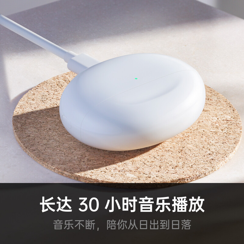 OPPO Enco Free2i 真无线入耳式蓝牙降噪耳机 主动降噪 超长续航 个性化降噪通用小米苹果华为手机