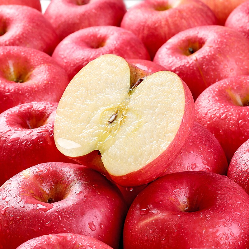 烟台红富士苹果水果礼盒 精选果9粒85mm以上 年货礼盒 B款吉祥如意礼