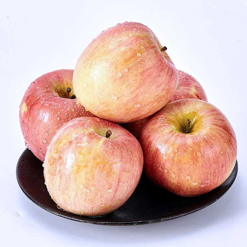 陕西红富士苹果 3斤装 果径71-80mm 新鲜水果