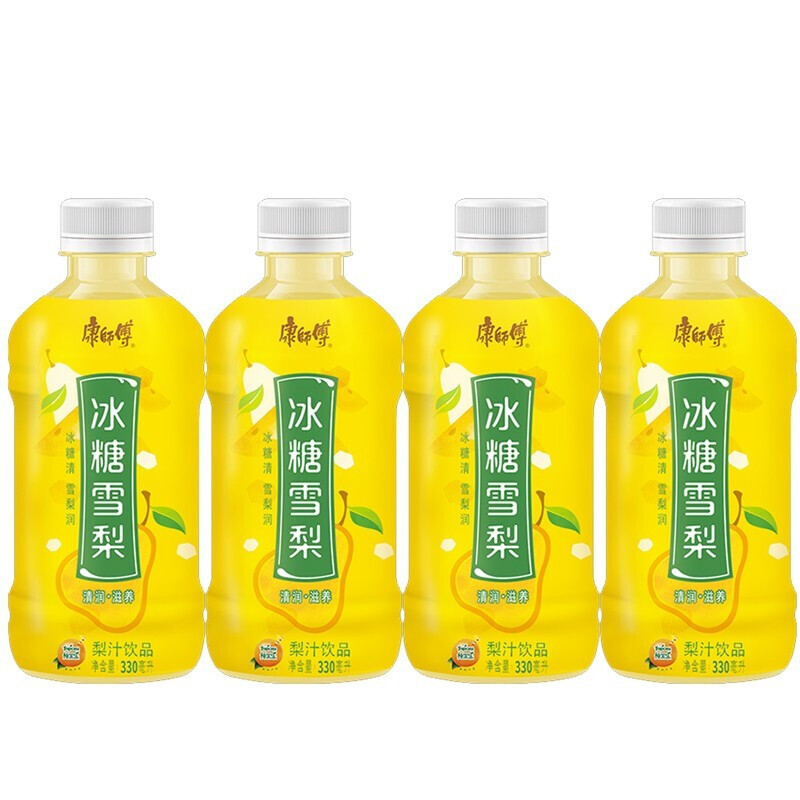 说说康师傅茶饮料330ml瓶迷你小瓶装饮料茶饮品饮料 冰红茶3瓶 冰糖