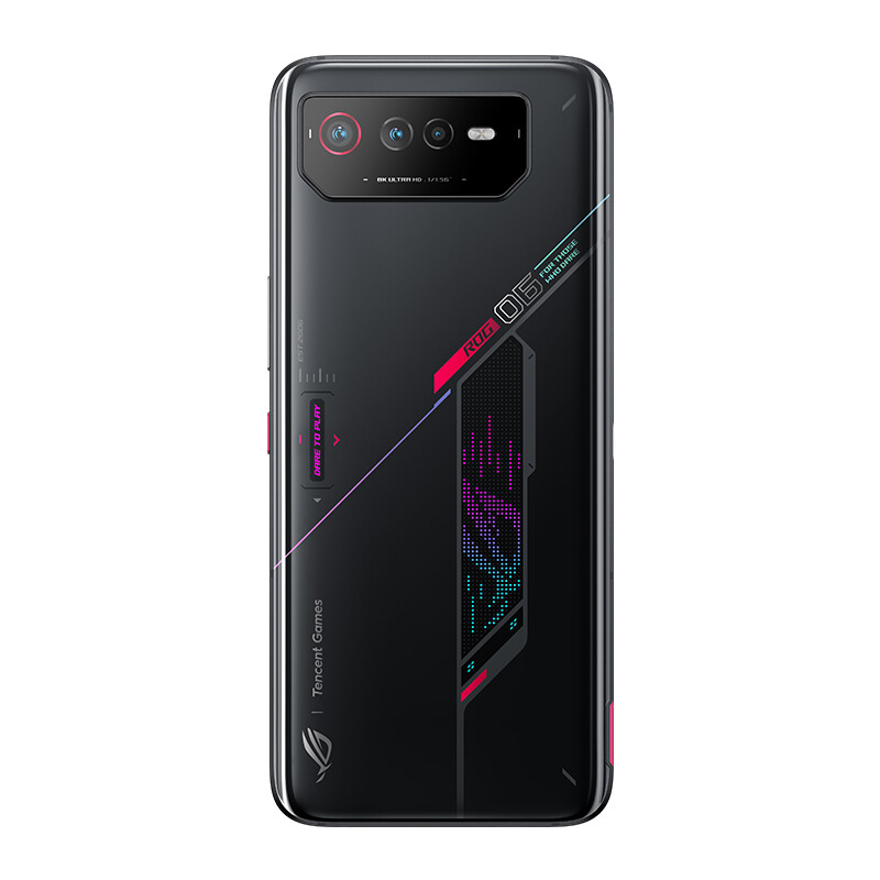 ROG游戏手机6 16GB+512GB 暗影黑 骁龙8+Gen1 矩阵式液冷散热6.0 165Hz三星电竞屏 2x3Plus肩键 5G ROG6