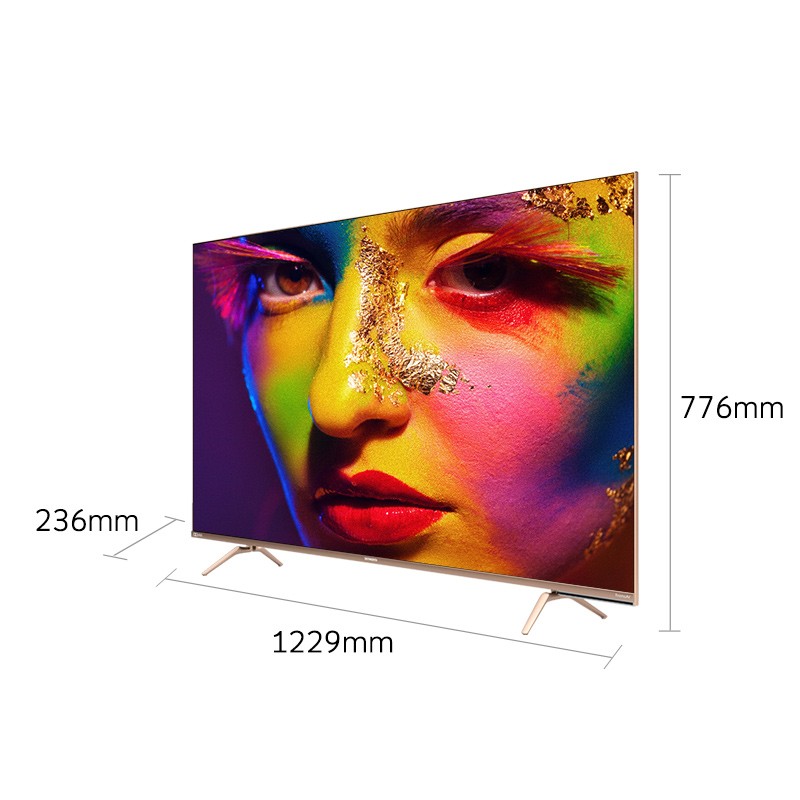 创维（SKYWORTH）55J9000 55英寸 4K超高清 智慧屏 防蓝光护眼 远场语音  超薄全面屏  教育电视 2+32G内存