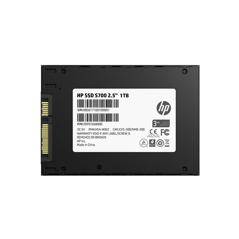 惠普（HP） 1TB SSD固态硬盘 SATA3.0接口 S700系列